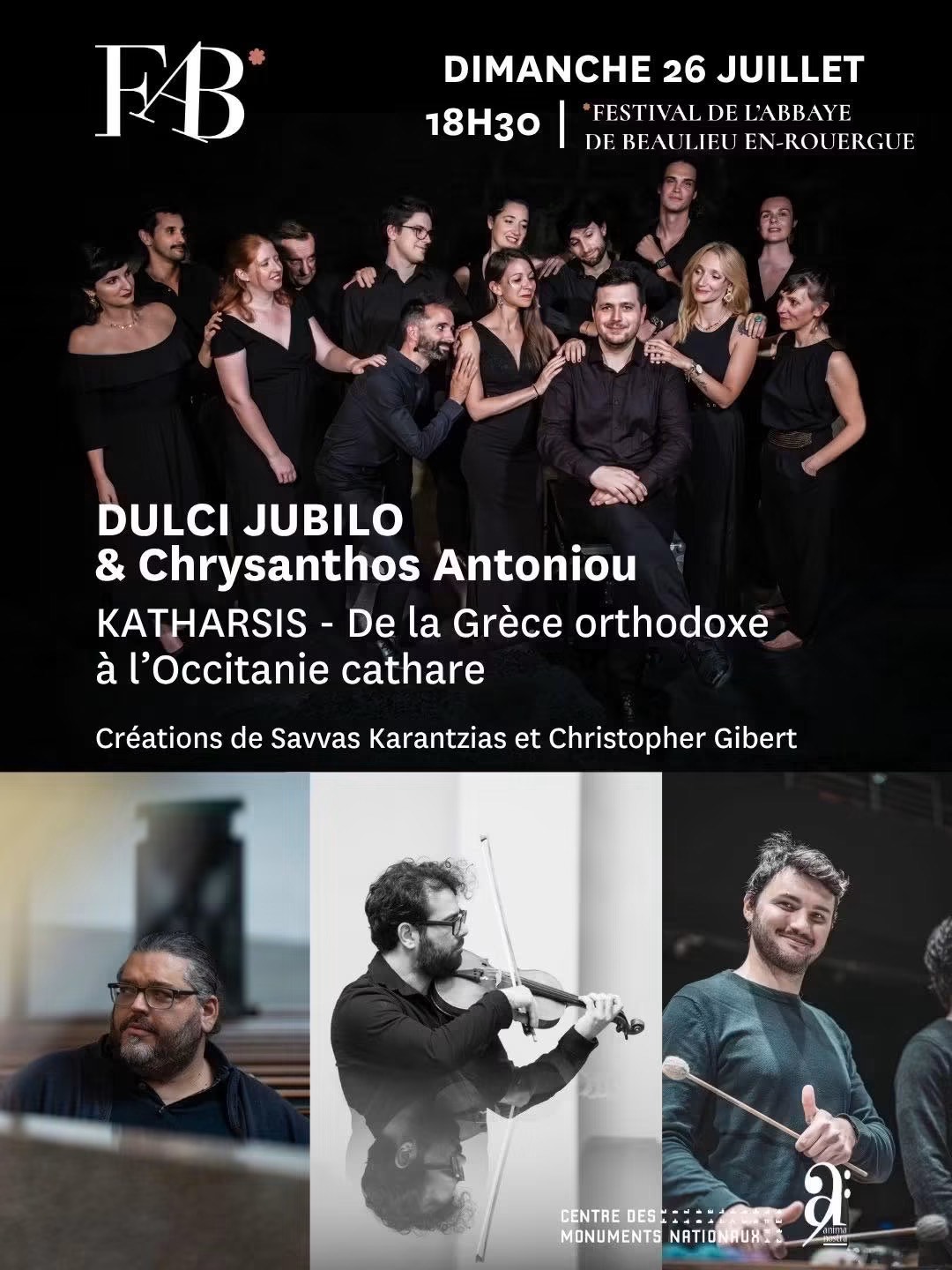 DULCI JUBILO – Concert FAB* 26 juillet
